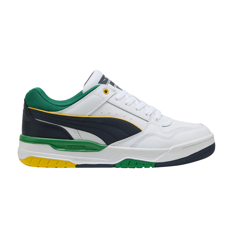 

Кроссовки Rebound Retro 'White Archive Green Navy', белый