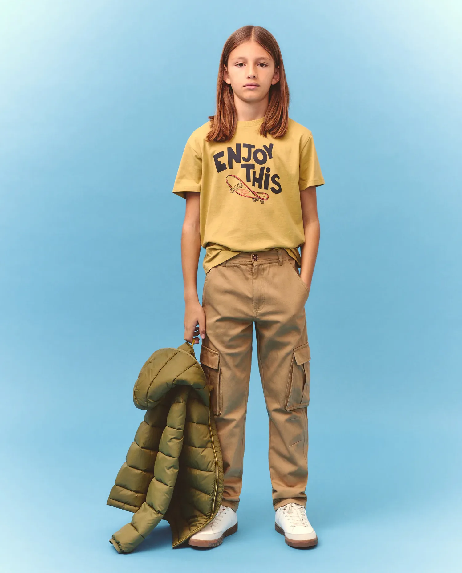 Футболка с коротким рукавом с детским фантазийным рисунком Kids El Corte Inglés, зеленый — фото 2