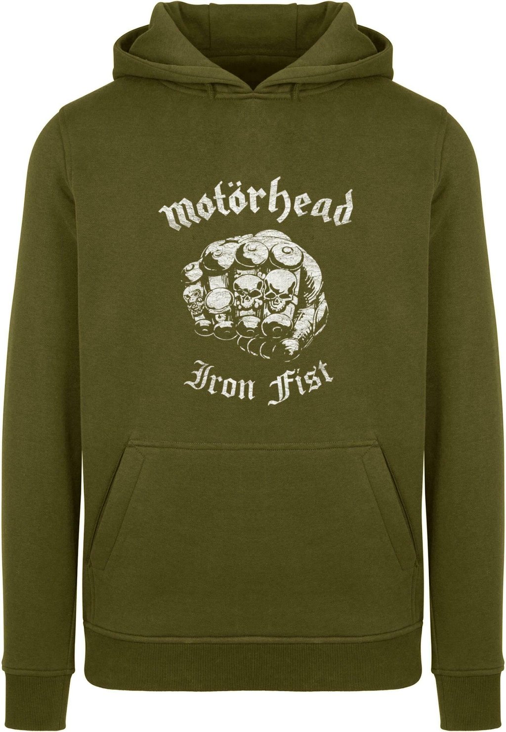 

Толстовка с капюшоном MOTÖRHEAD IRON FIST Merchcode, оливковый