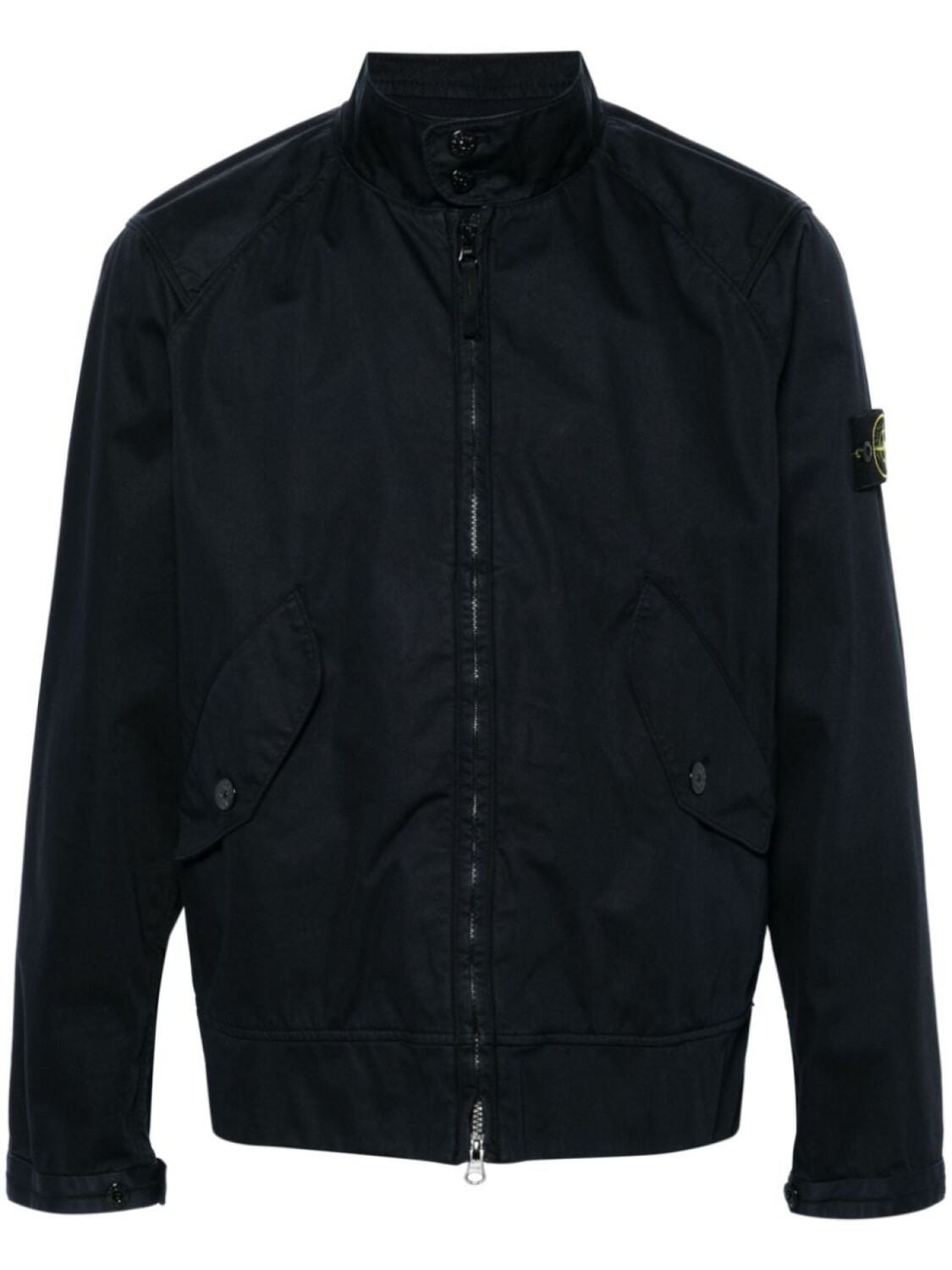 

Stone Island куртка-рубашка с нашивкой Compass, синий