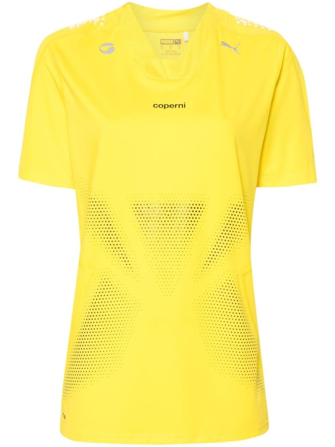 

Coperni футболка с логотипом из коллаборации с Puma, желтый