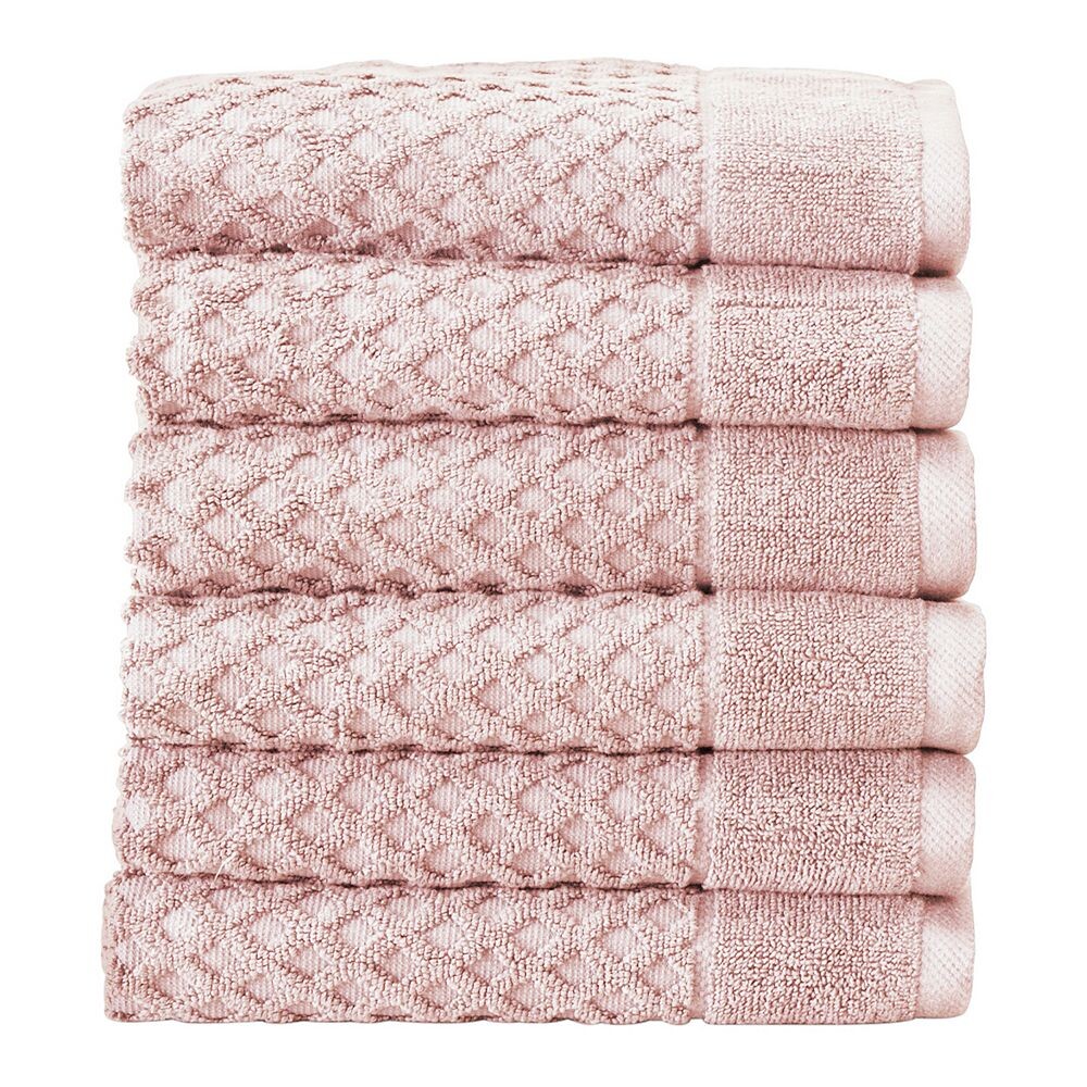 

Набор полотенец для рук Madelinen Grayson, 6 шт., цвет Blush