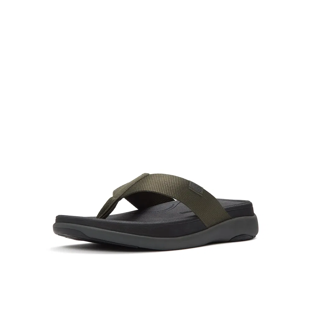 Мужские сандалии F-Mode Go Textured Webbing Deep Olive от Fitflop — фото 3