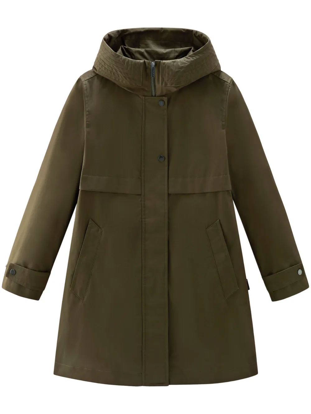 

Парка с капюшоном WOOLRICH, зеленый