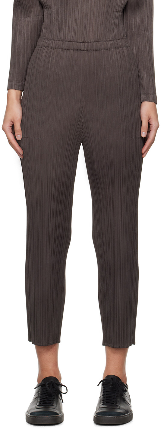 

Серые брюки Monthly Colors January PLEATS PLEASE ISSEY MIYAKE