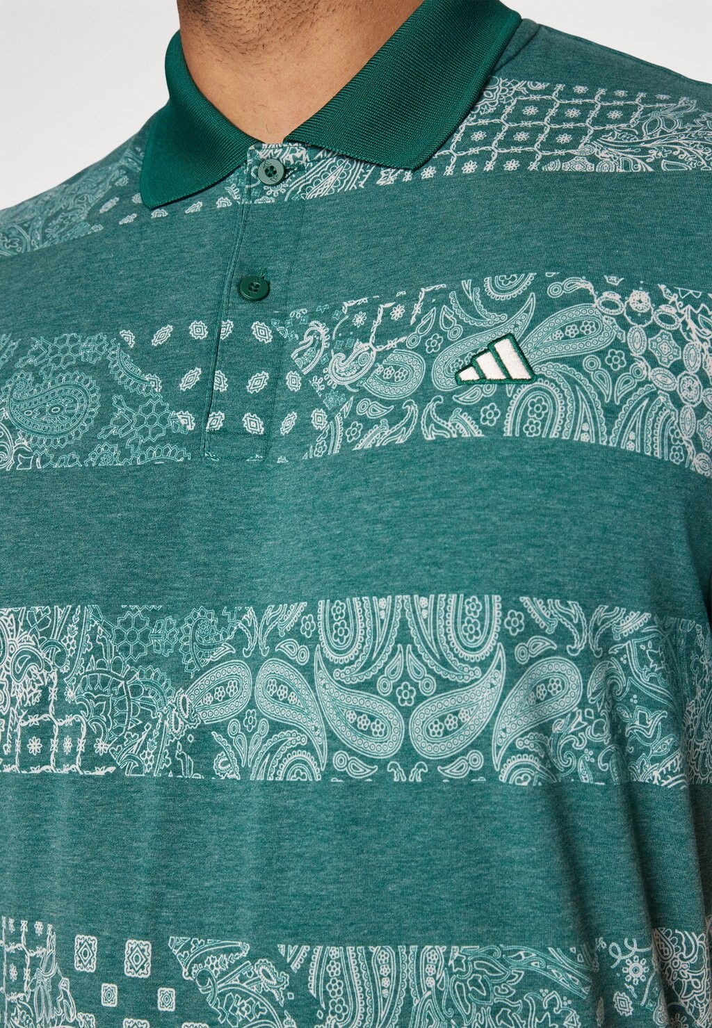

Рубашка поло MEN'S GO TO PRINTED adidas, зеленый