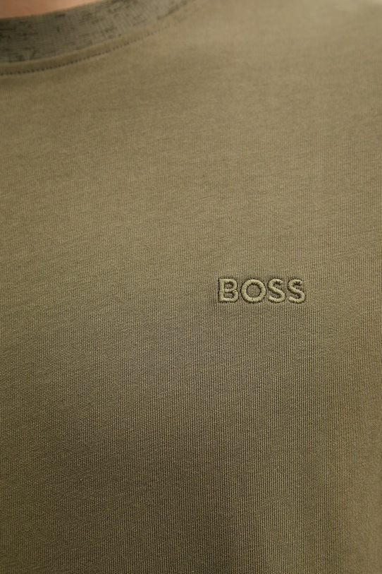 Футболка te tirecollar из хлопка BOSS Orange, зеленый — фото 4