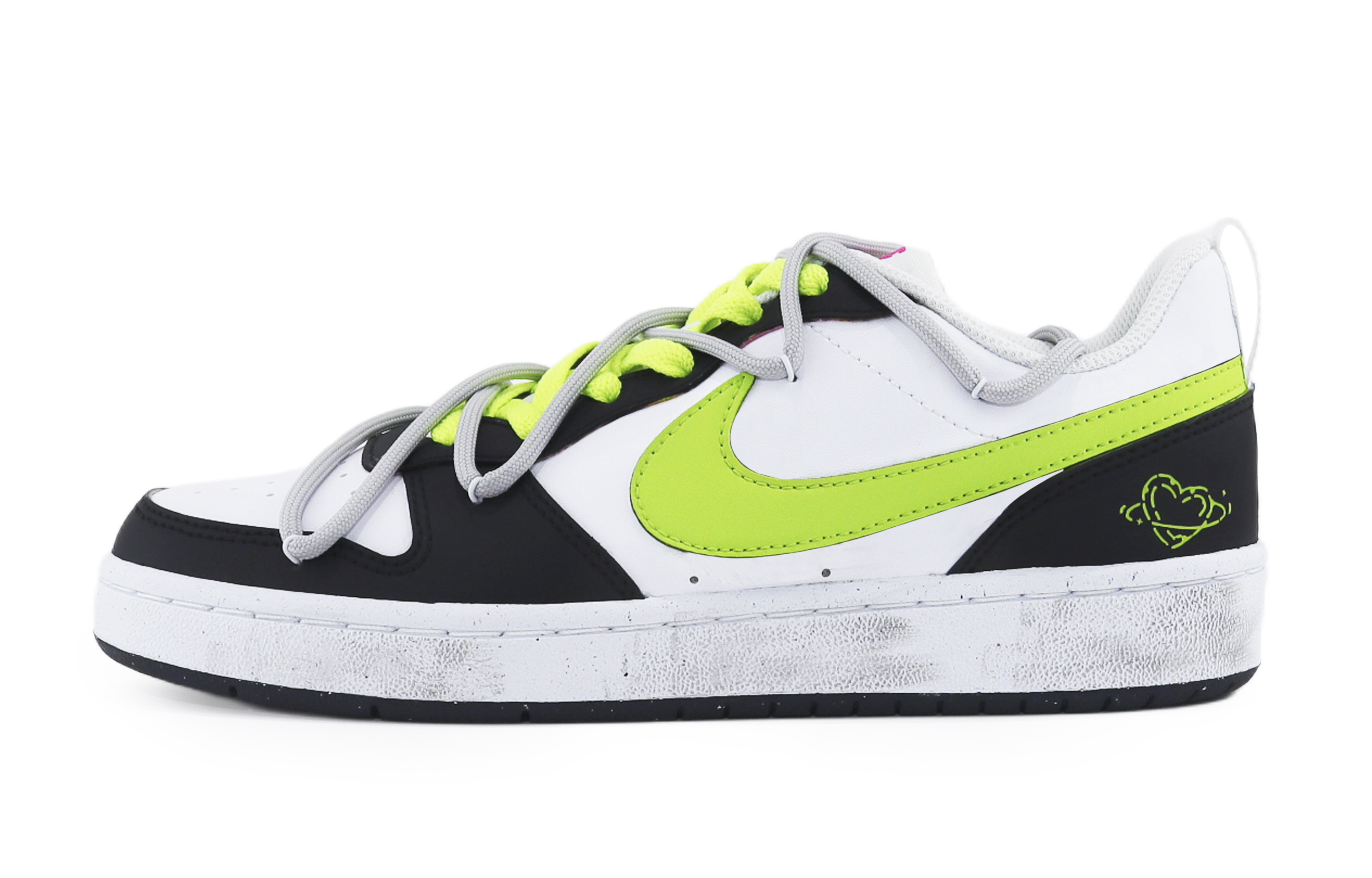 

Женские кроссовки для скейтбординга Nike Court Borough Low, Lime Green