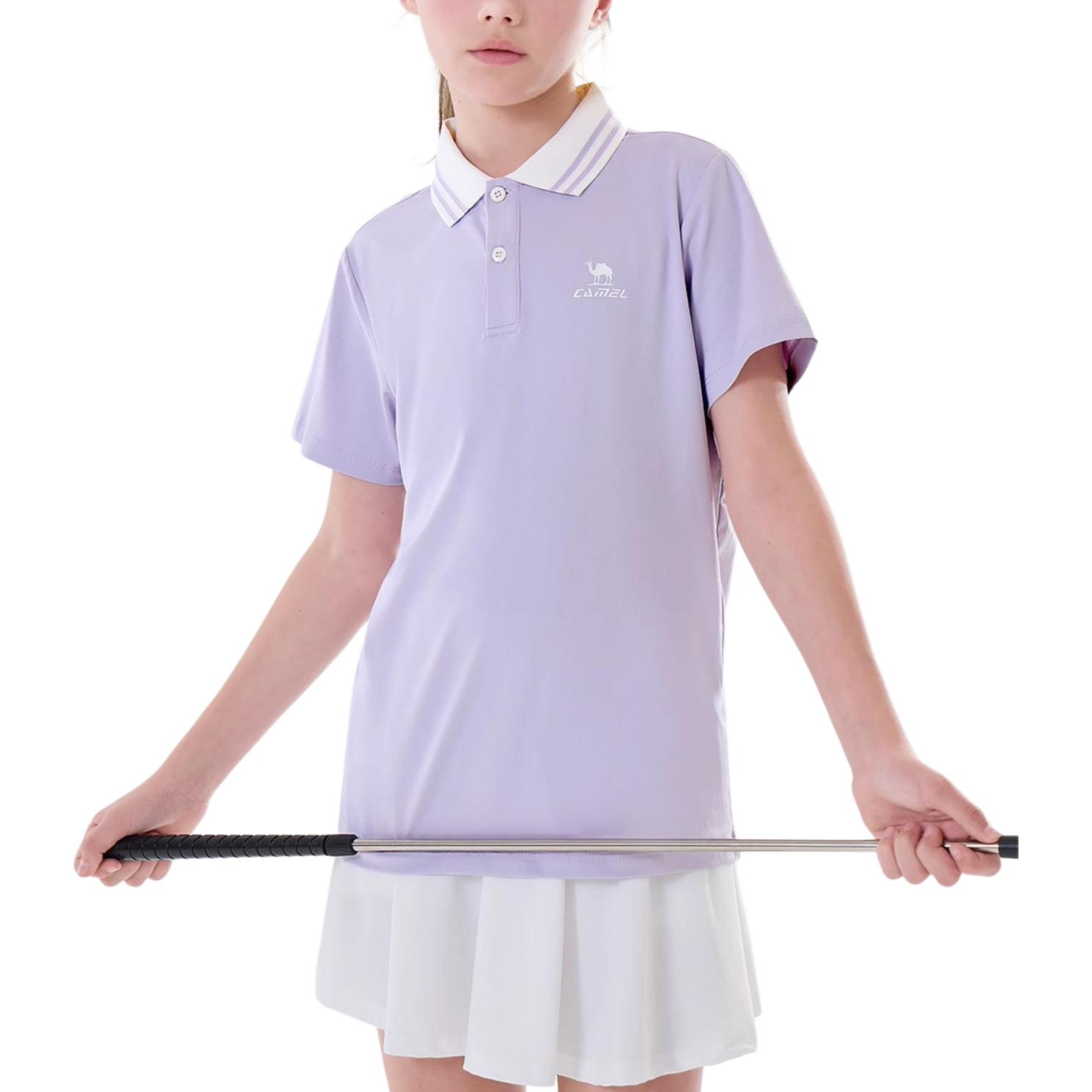 

Детская поло с классическим воротником CAMEL, misty mountain фиолетовый