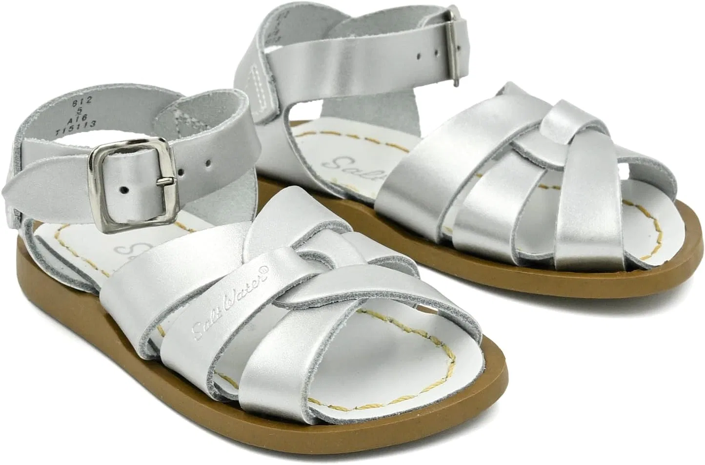 Сандалии кожаные Salt Water Original, Silver Salt Water Sandals — фото 4