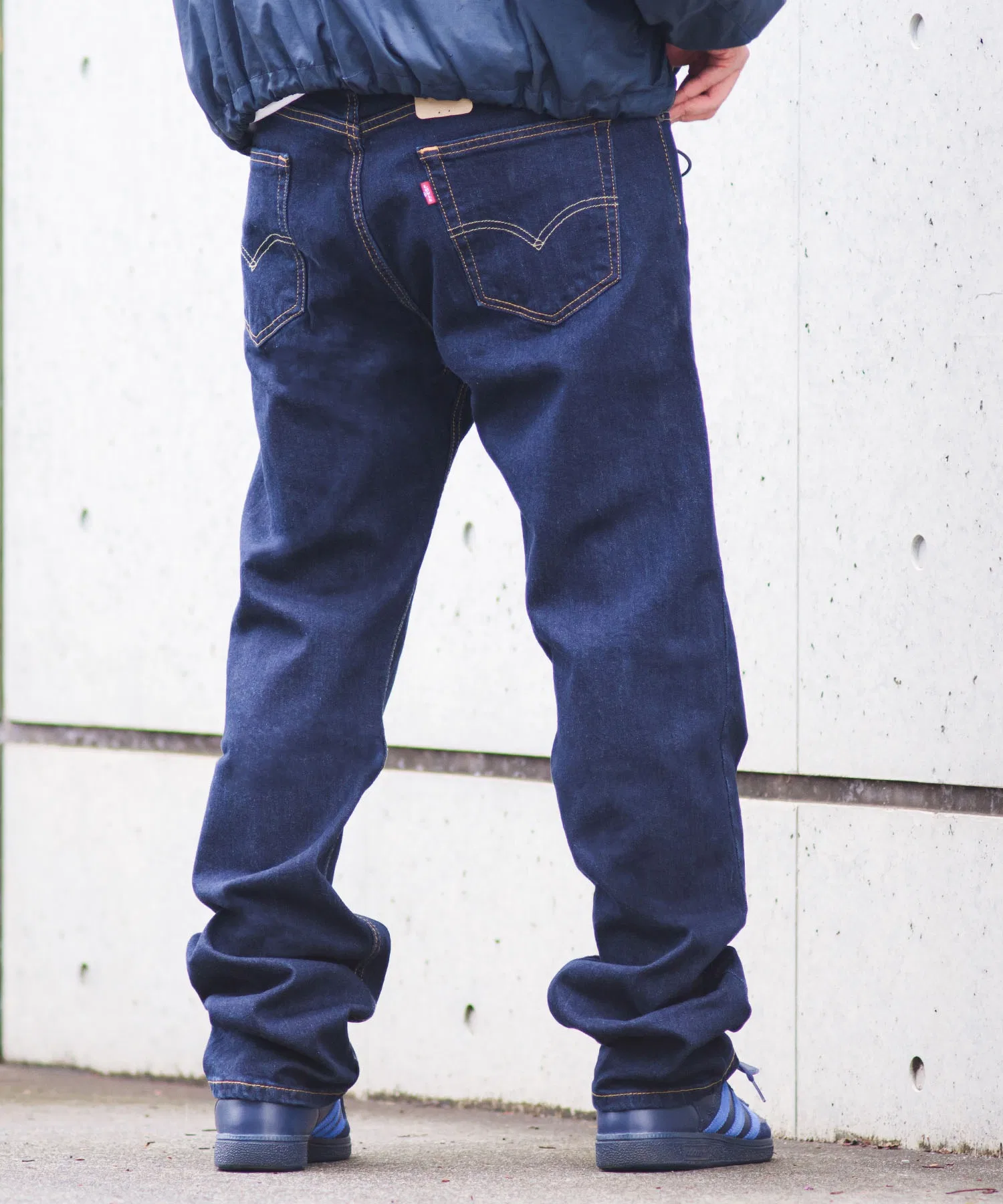 Джинсы Levi's 505™ Regular Fit, темно-синие. — фото 4