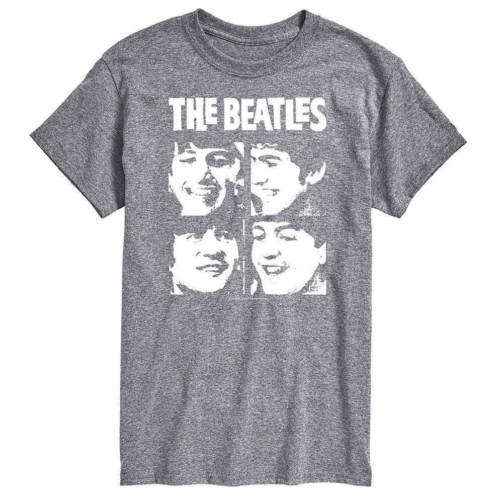 

Мужская футболка с сеткой для лица The Beatles Licensed Character, цвет Light Gray