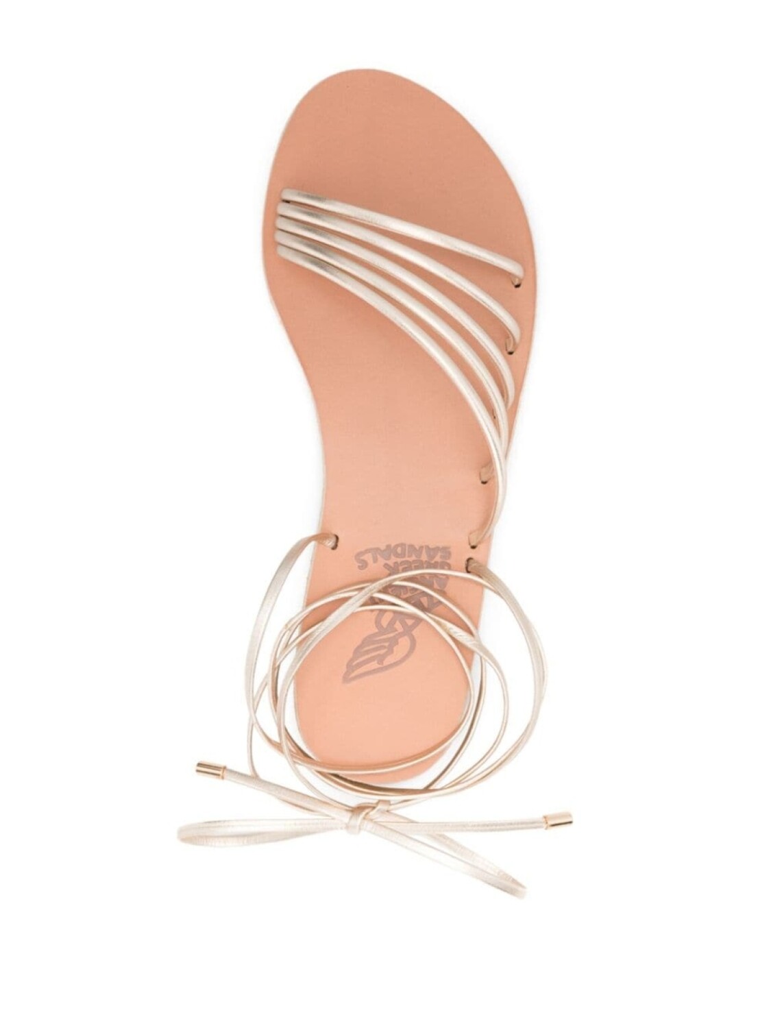 Босоножки Ipoliti с завязками на щиколотке Ancient Greek Sandals, золотистый — фото 4