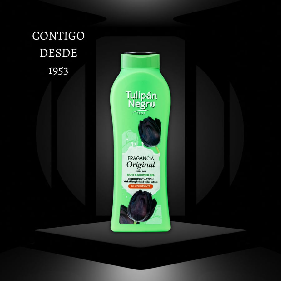 Парфюмированный гель для душа Tulipan Negro Shower Gel (650 мл) — фото 2