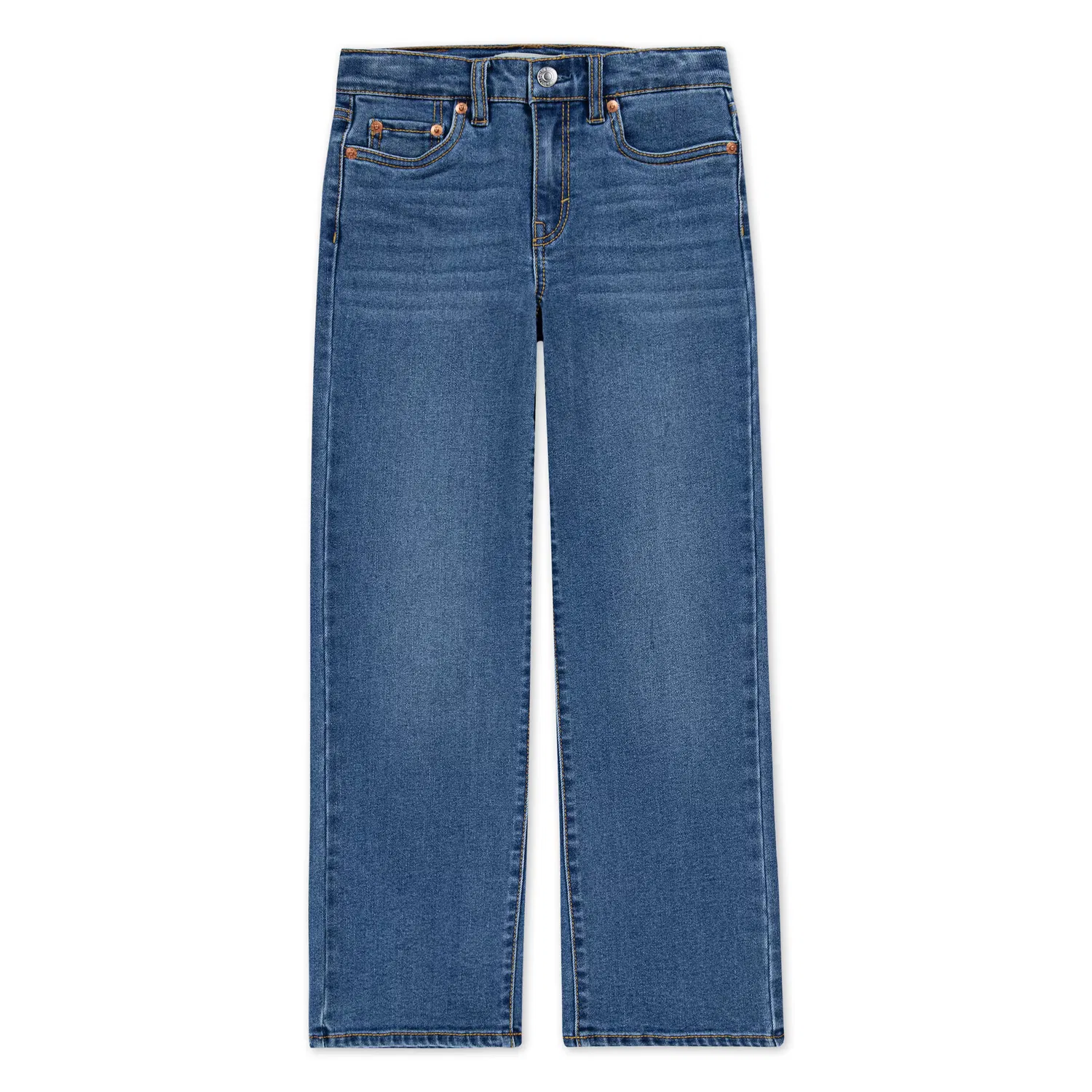 Джинсы с широкими штанинами Levi'S Kids, Blue Denim