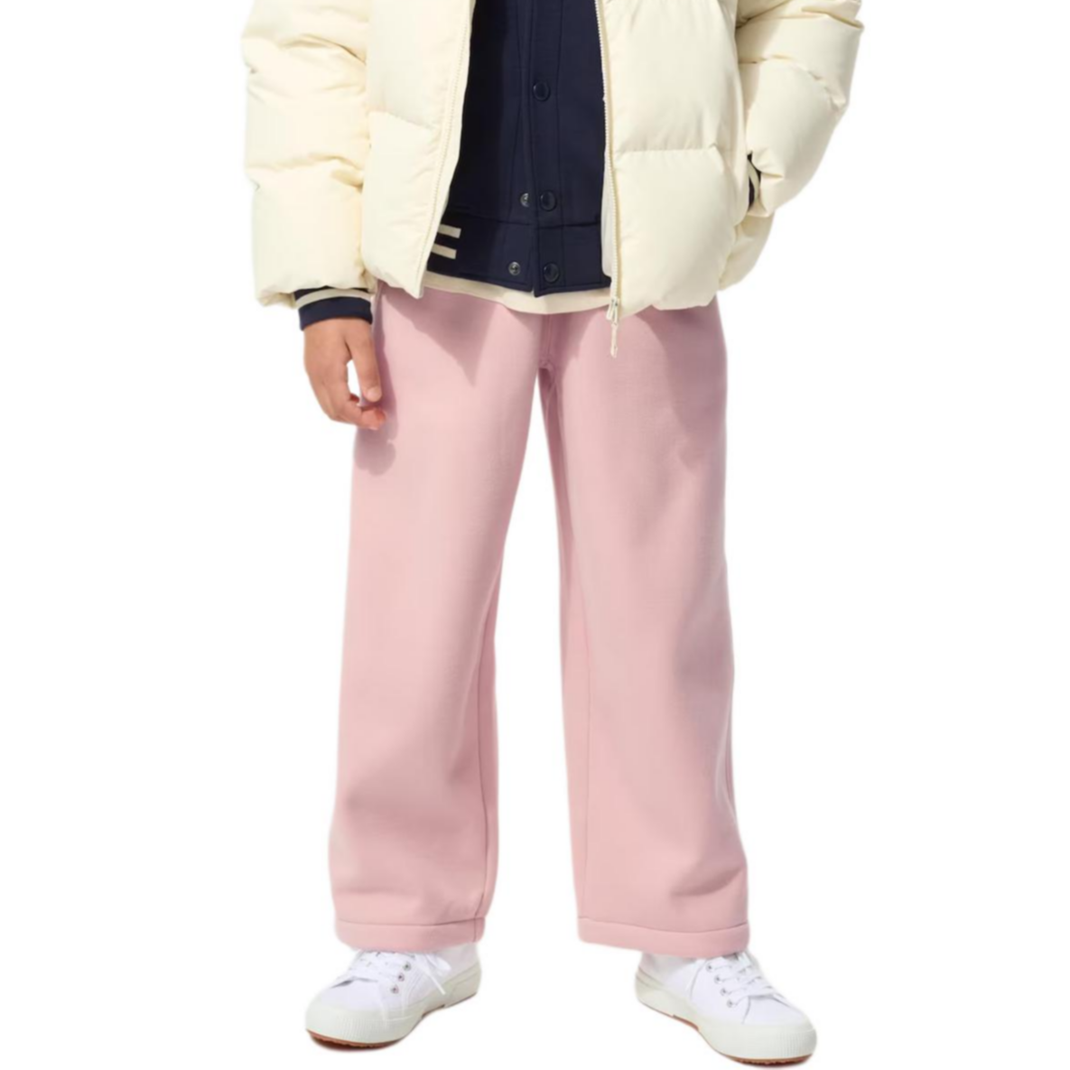 

Детские вязаные спортивные штаны UNIQLO, розовый