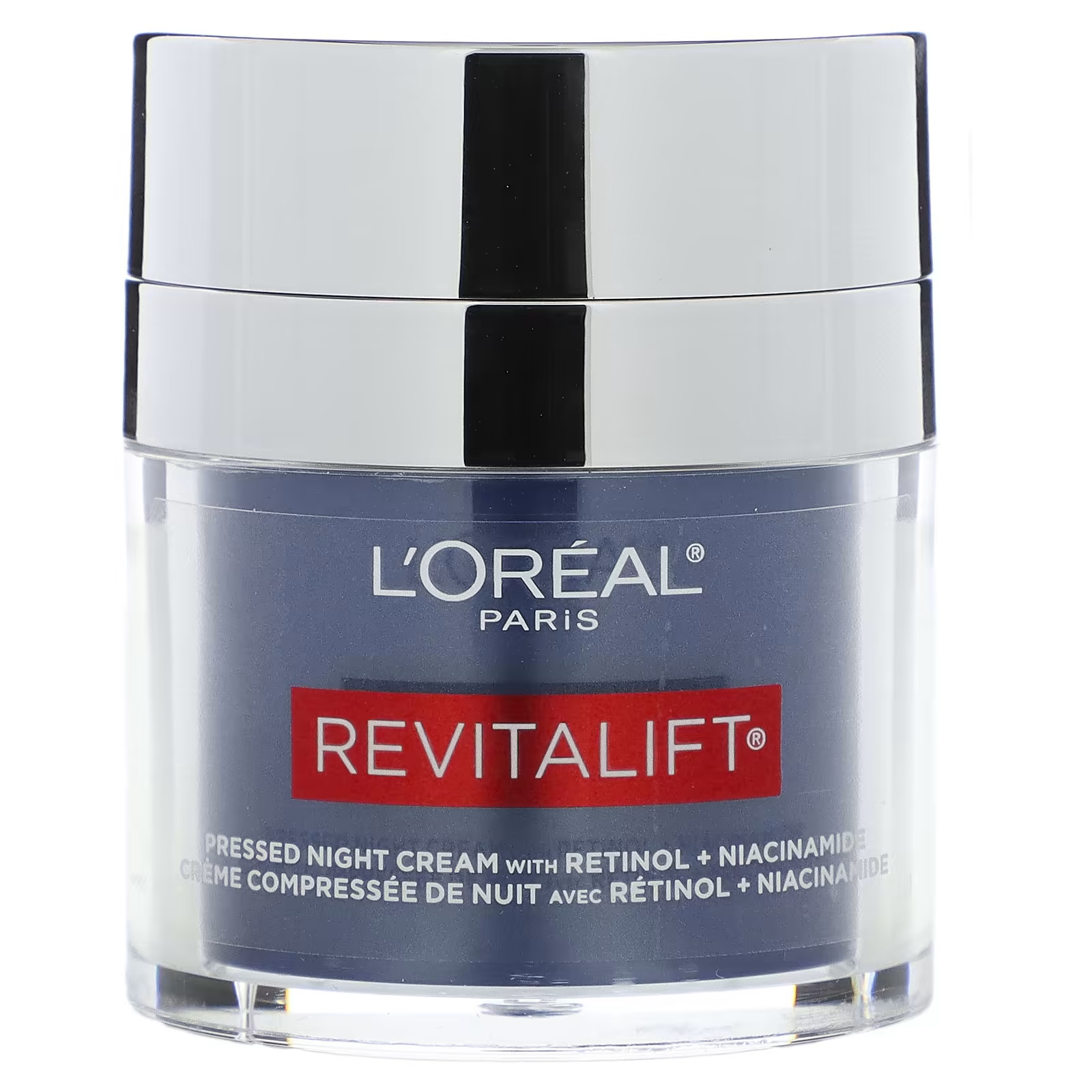 

Ночной крем с ретинолом и ниацинамидом L'Oréal Revitalift Pressed без отдушек, 48 г