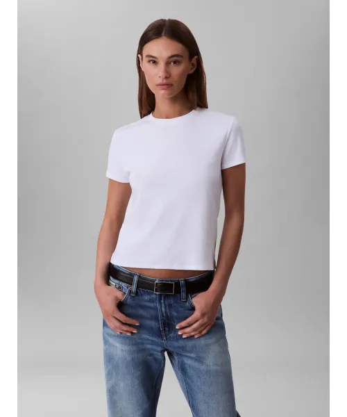 

Футболка Slim fit Calvin Klein, белый
