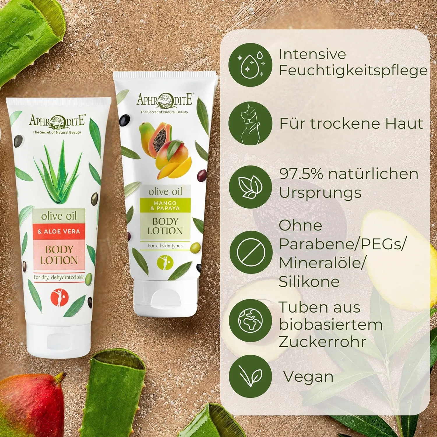Набор лосьонов для тела «Aphrodite Body Care Set» Aphrodite — фото 2