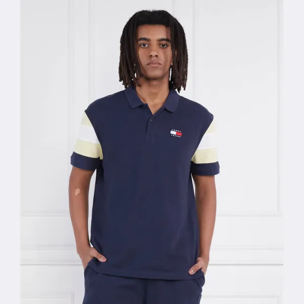 Рубашка-Поло свободного кроя из смешанной ткани Tjm rlx Tommy Hilfiger, синий — фото 2