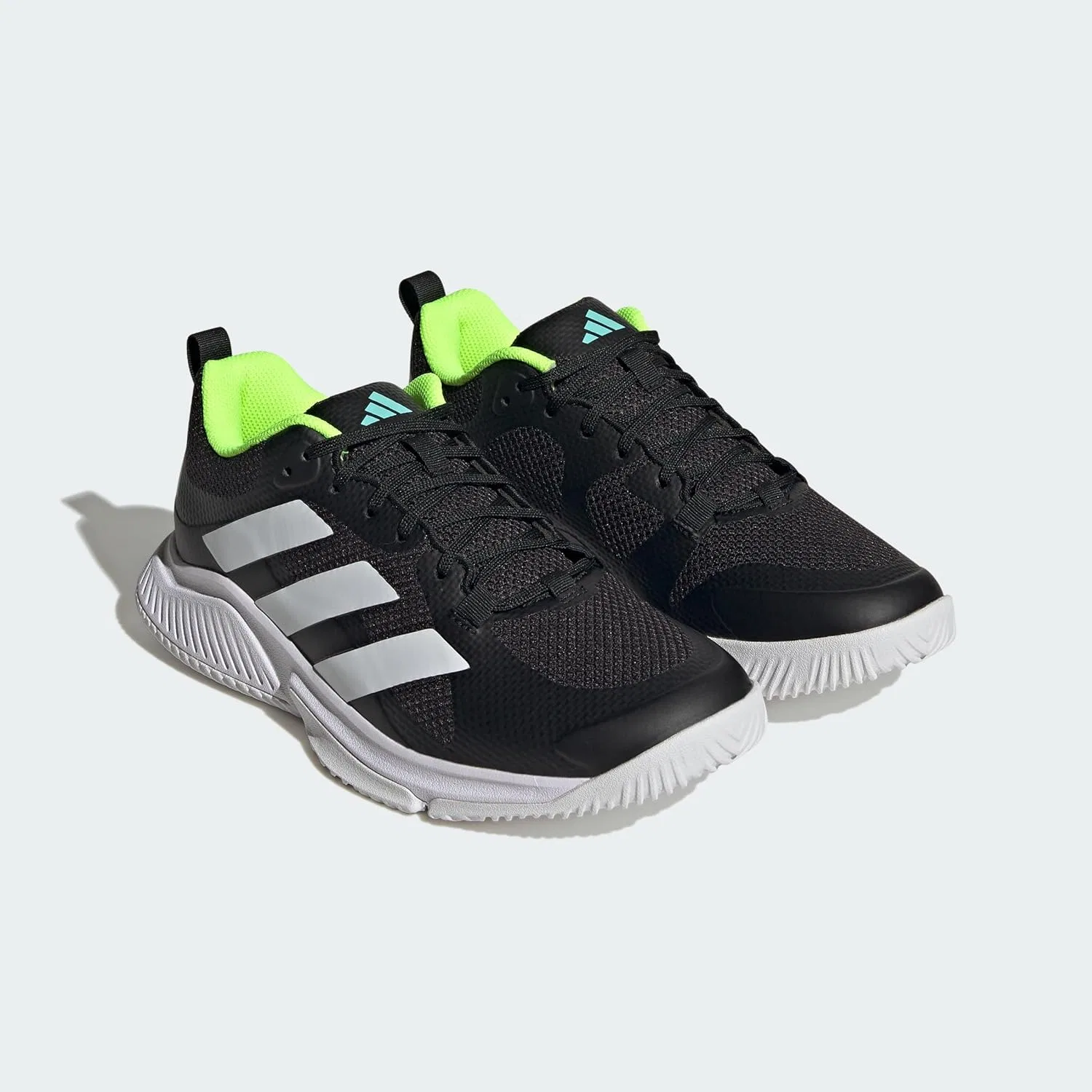 Кроссовки женские adidas Core Black Ftwr White Flash Aqua — фото 4