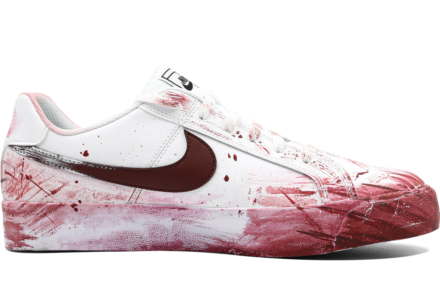 

Кроссовки Nike Court Royale Skateboarding Shoes Unisex Low-top Red And White, красный