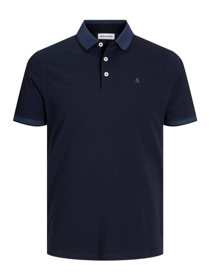 

Рубашка-поло Jack & Jones, темно-синий