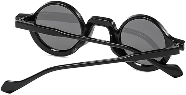 

Солнцезащитные очки UV400 - маленькие круглые, в стиле панк, синяя расцветка, леопардовый принт, для женщин и мужчин, для бега и активного отдыха UYPTK, Leopard Tea