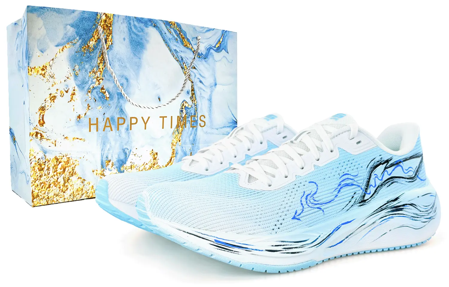 

LiNing Wuyue 2.0 Амортизирующие, противоскользящие, износостойкие, низкие, повседневные, для проверки физической подготовки и прохождения медицинского осмотра., синий белый