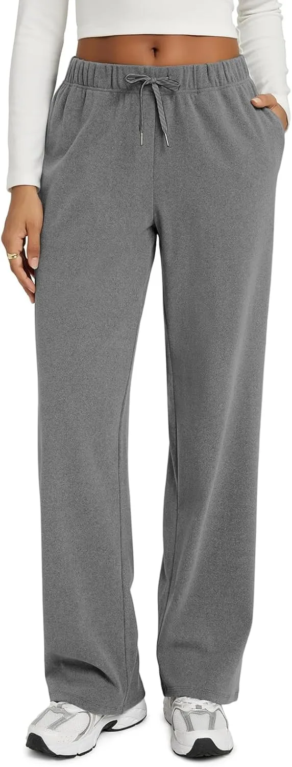 

Женские брюки sweatpants с карманами loose lounge straight casual lopmou