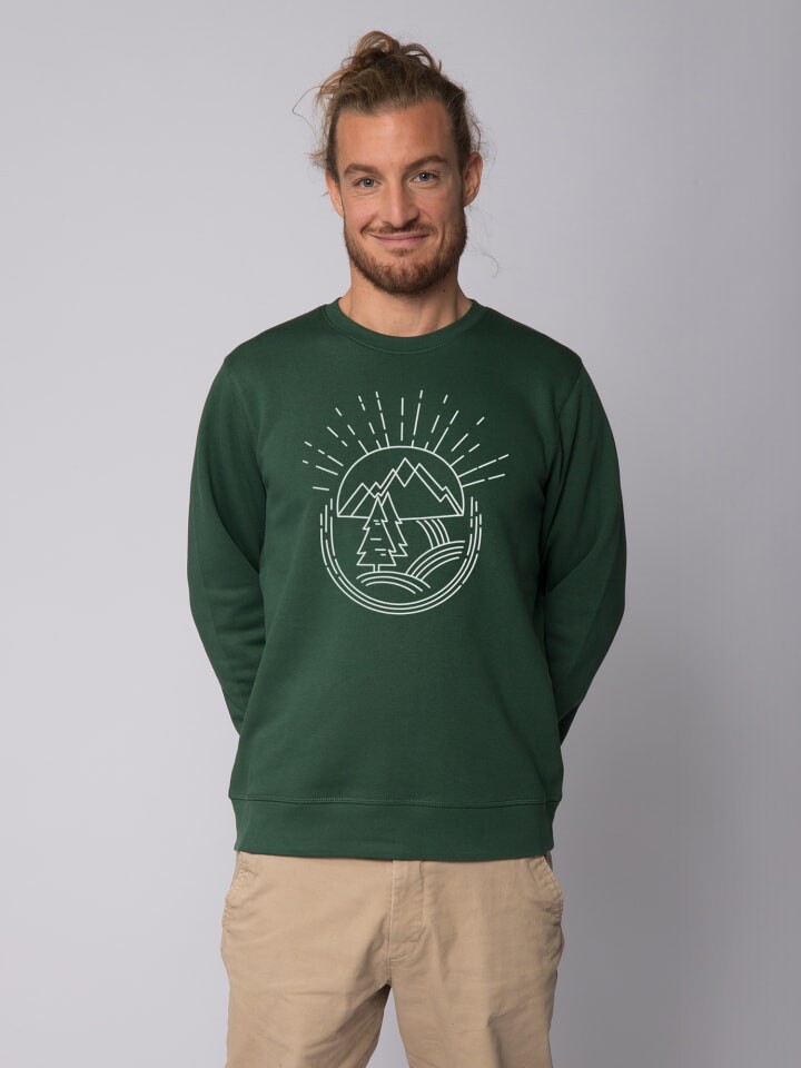 

Толстовка wat Apparel Natur ist schön, цвет bottle green