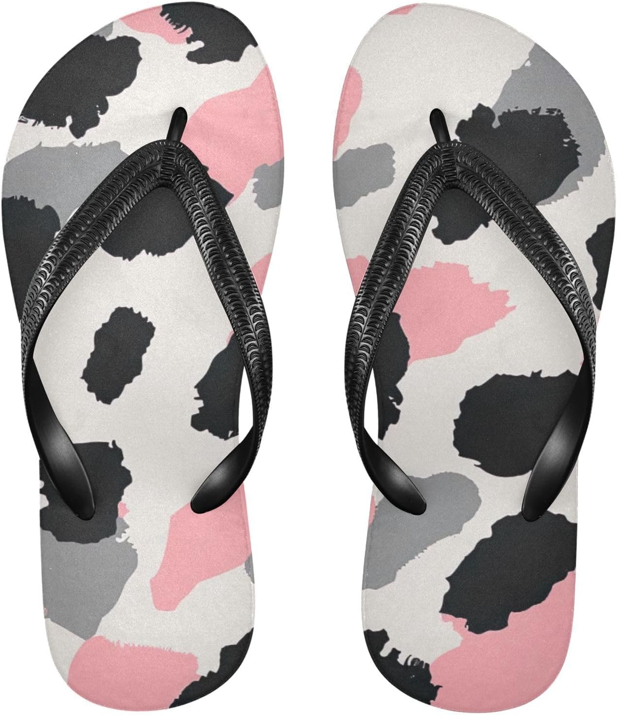 

Розовые шлепанцы с леопардовым принтом, пляжные летние повседневные сандалии для женщин и мужчин, тапочки для душа, размер XS Kfbe