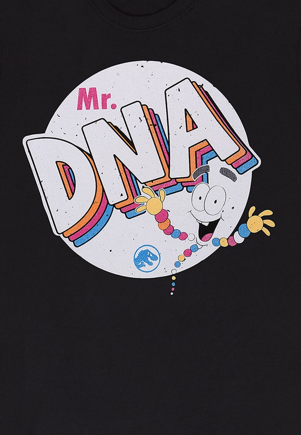 

Футболка с принтом JURASSIC PARK MR DNA Henry Tiger, черный