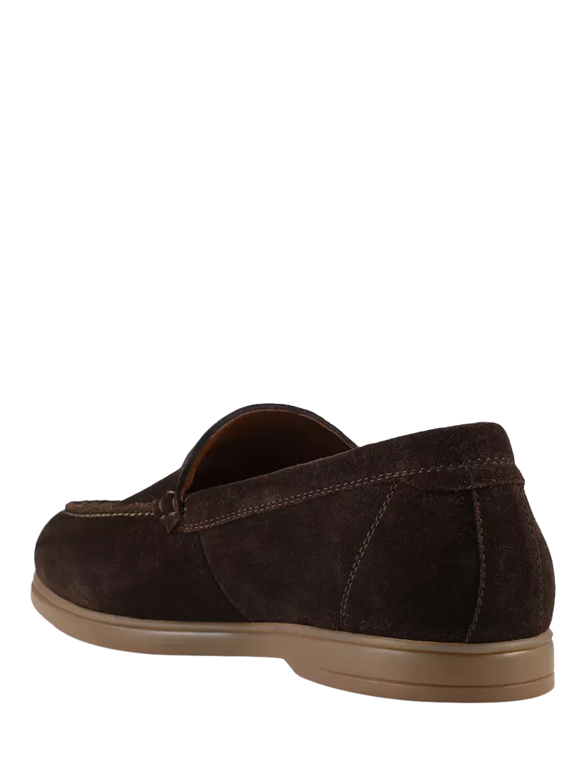 Замшевые лоферы Raiden Jones Bootmaker, Brown — фото 3