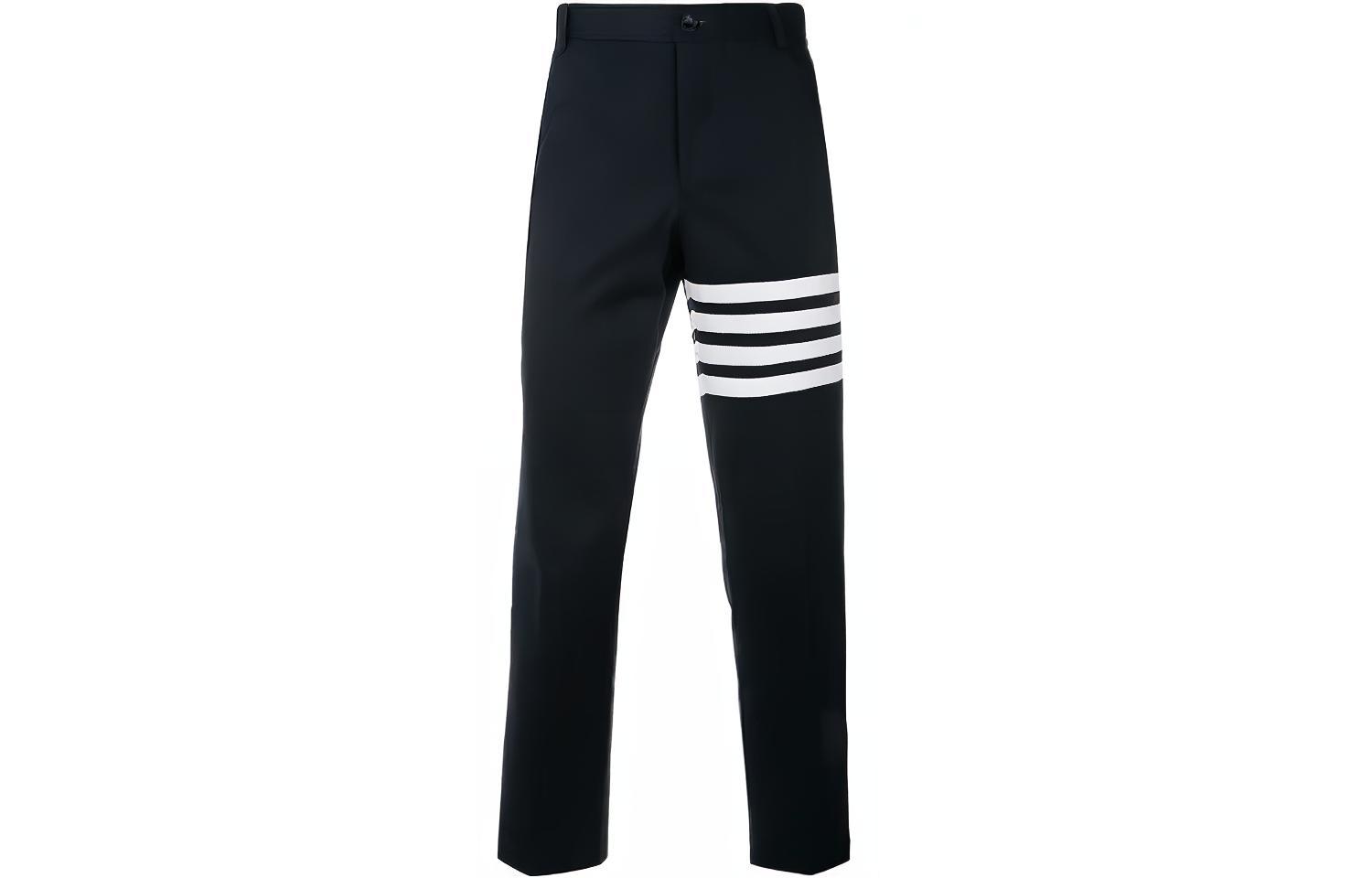 

Брюки чинос на 4 планках THOM BROWNE, Морской синий