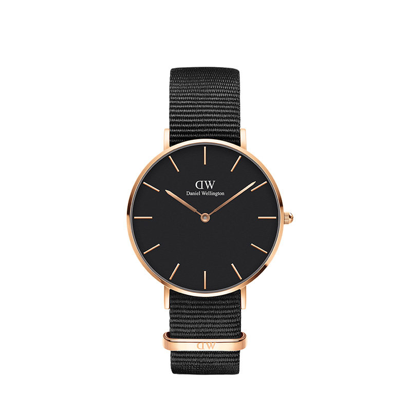 

DW/DanielWellington Часы Daniel Wellington Wrist Watch Quartz Movement 36mm Black Dial Men's Watch, [Brand-New Limited Edition Blue Box]-Black Dial