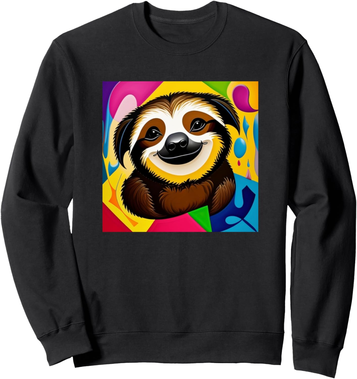 

Толстовка для любителей ленивцев Sloth - Women Kids Boys Girls Men Animal Gift, черный