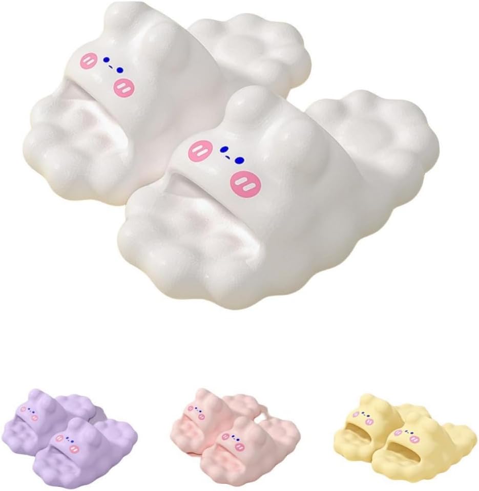 

Милые шлепанцы в виде медвежонка Albiva, белый