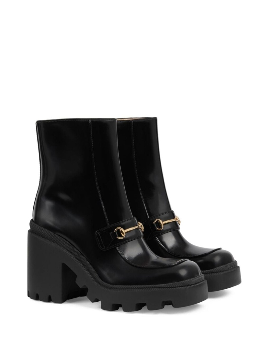 

Gucci ботильоны с пряжкой Horsebit, черный
