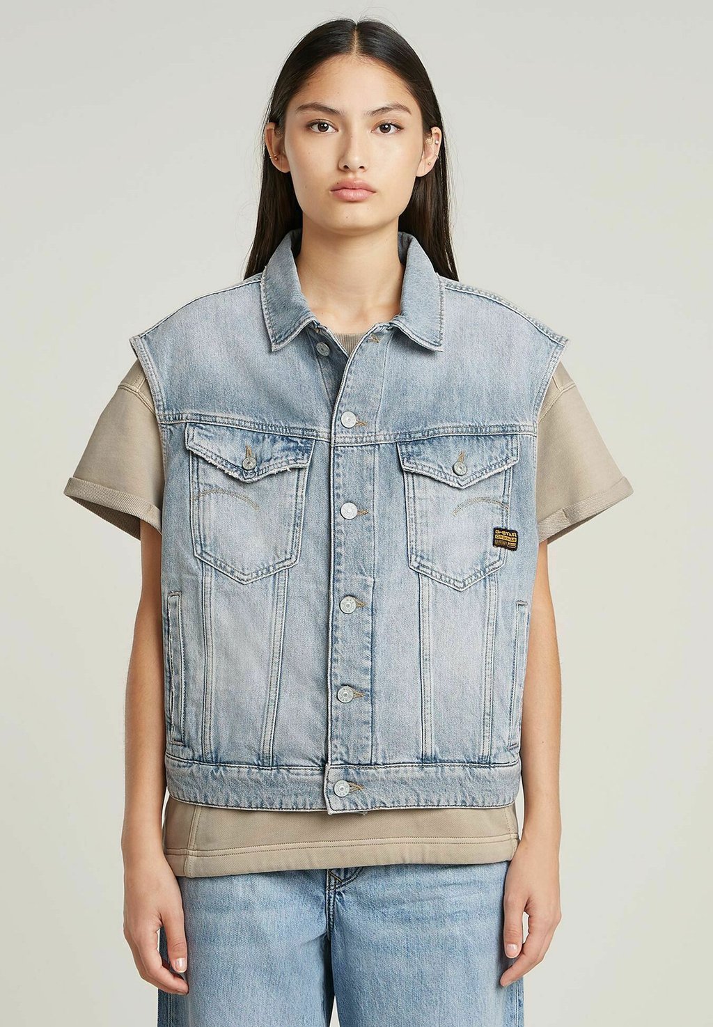 

Жилет SLEEVELESS G-STAR, светло-голубой