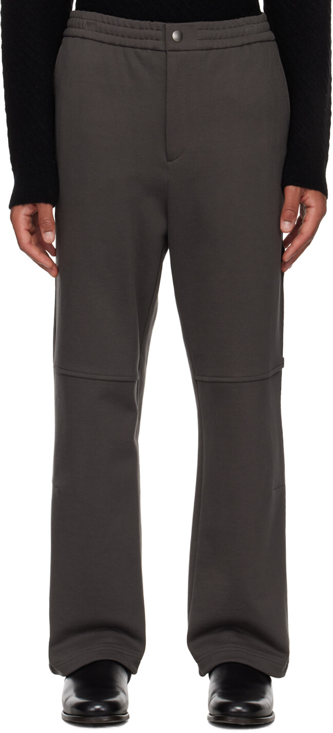 

Спортивные штаны цвета хаки на шнурке Solid Homme