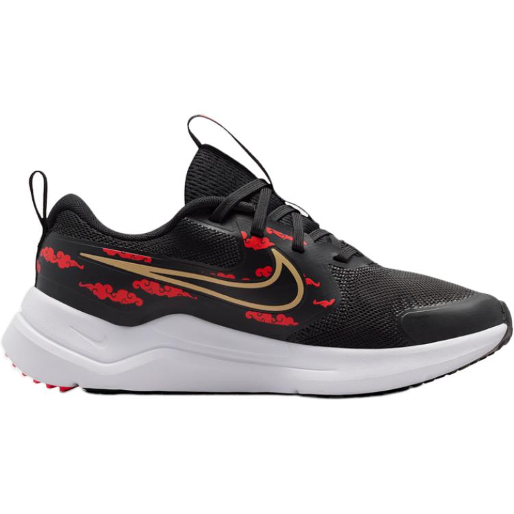 Nike Cosmic Runner Low top детские кроссовки для бега черные красные Unisex — фото 3