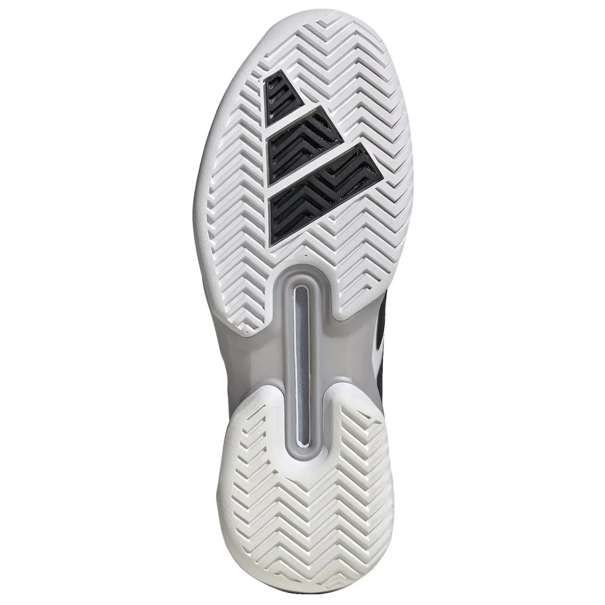 Adidas ADIZERO UBERSONIC 5 Мужские теннисные туфли, белый/черный — фото 2