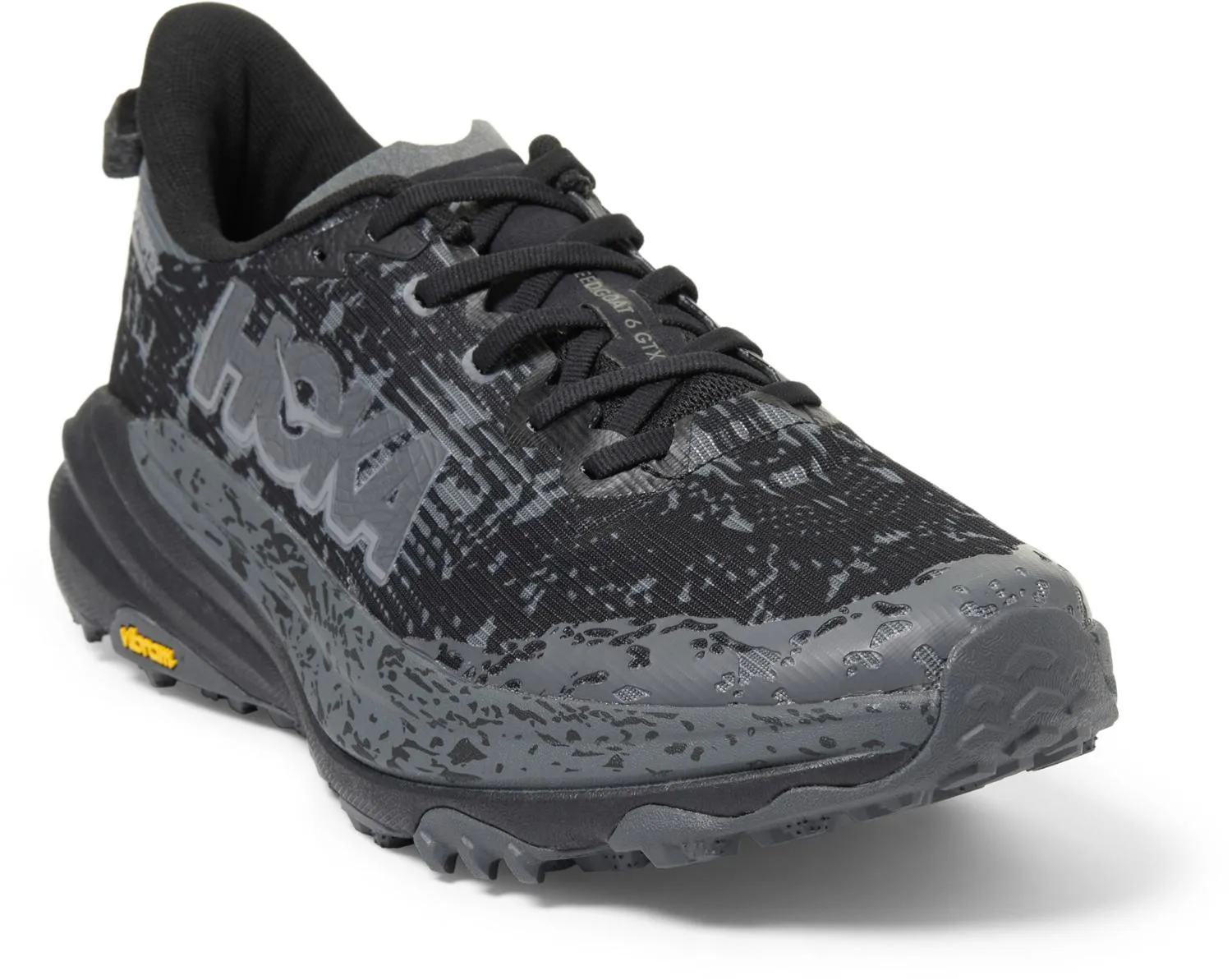 Скоростные кроссовки Speedgoat 6 GTX для трейлраннинга мужские HOKA, Black/Outer Orbit — фото 3