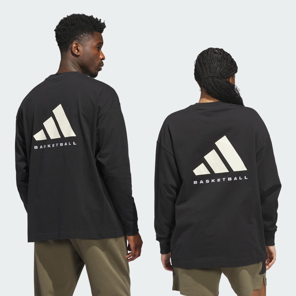 

Спортивная футболка Adidas Basketball Long Sleeve Tee (Gender Neutral), черный