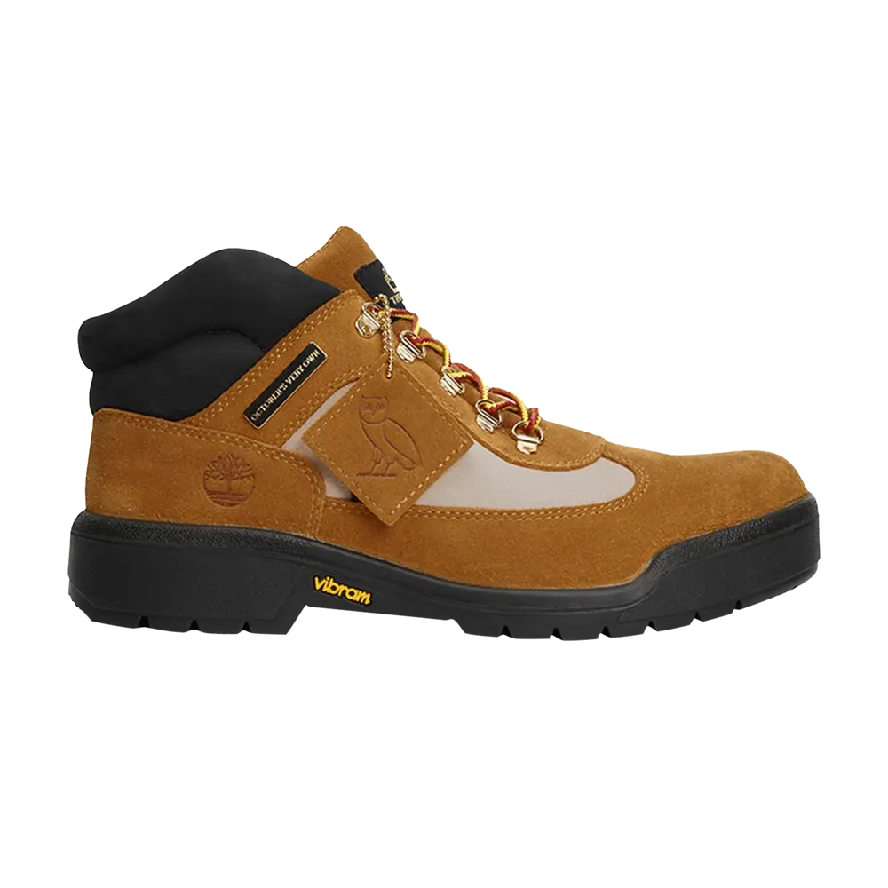 Ботинки OVO x Timberland Field Boot Mid GTX, коричневый