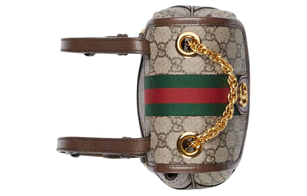 Рюкзак женский Gucci Ophidia GG Supreme Canvas Ebony Beige канвас — фото 4
