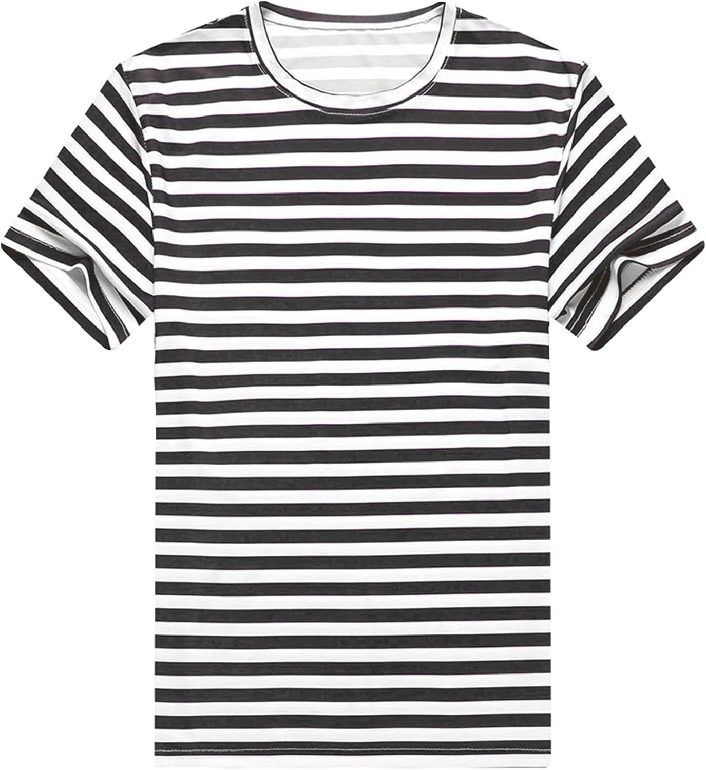 

Мужская полосатая футболка Casual Cotton Tee с короткими рукавами Maiyifu-GJ