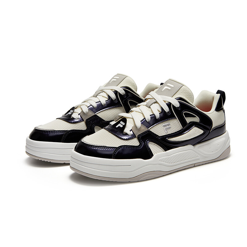 Кроссовки Beams X FILA FUSION BANK II Skateboarding Shoes Men Low-top Tofu White/barium Blue, синий — фото 3
