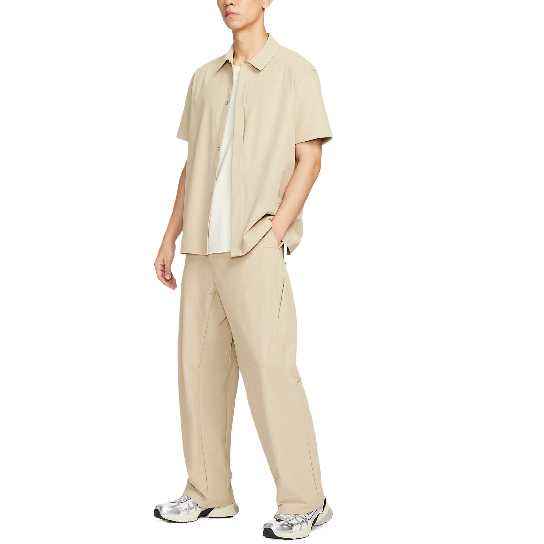 Мужские повседневные брюки dri fit Nike, хаки — фото 3